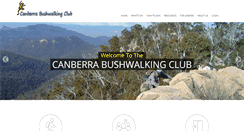 Desktop Screenshot of canberrabushwalkingclub.org